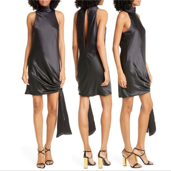 Cinq a Sept Denise Dress in Black NWT Size 4 - Picture 3 of 11